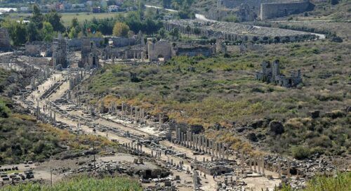 antalya belek perge antik kenti