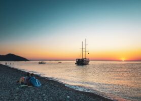 kemerde gün batımı